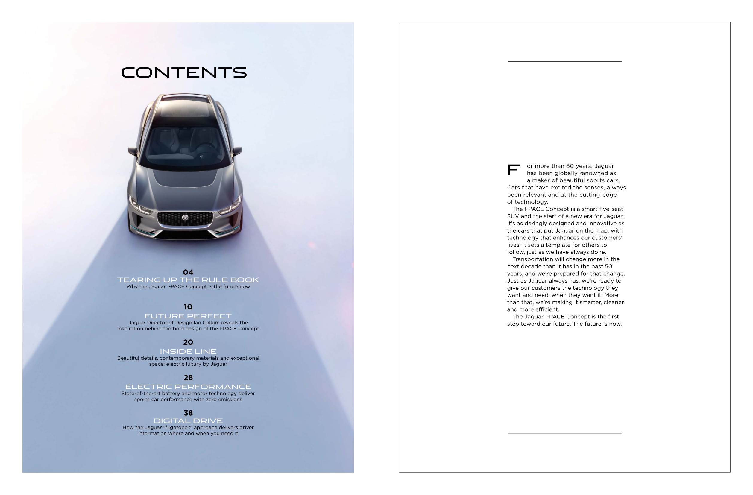Jaguar I-Pace Concept Brochure Page 7